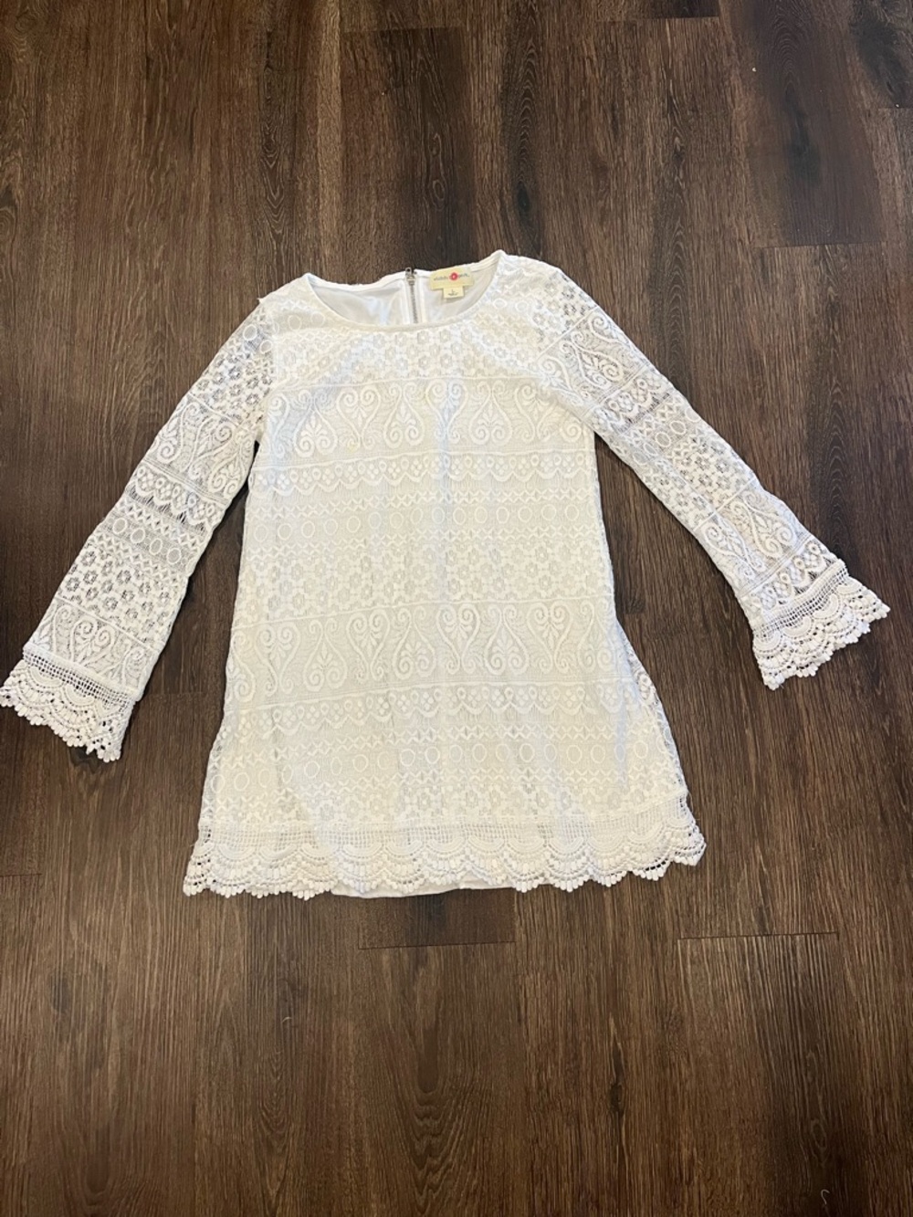 Wishful Park White Lace Mini Dress